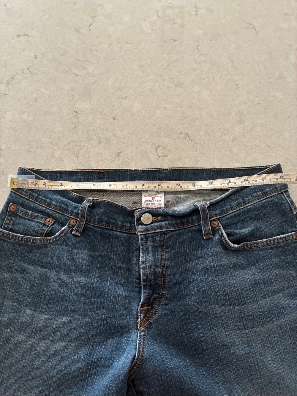 Lucky Brand Indigo Flare Wide-Leg Jeans - Picture 6 of 7